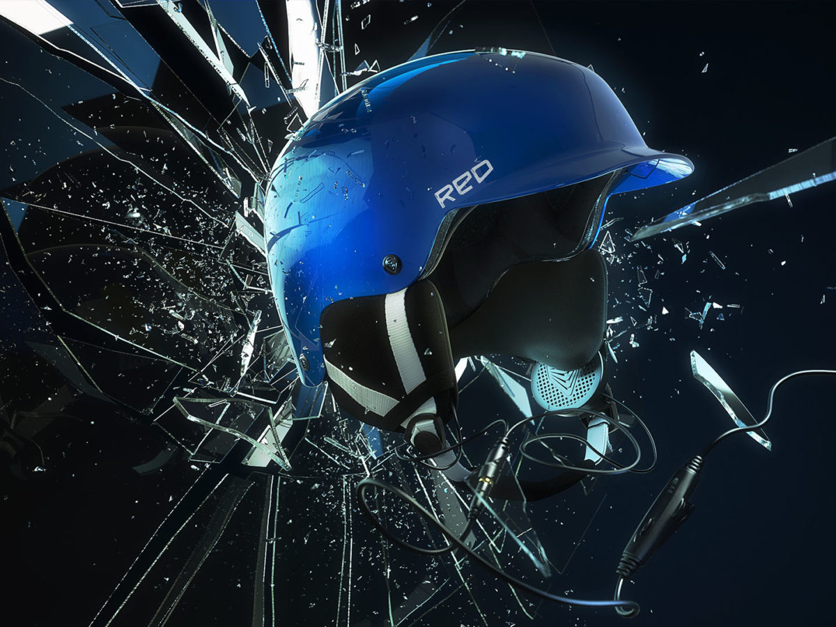 3d Helmets | Red
