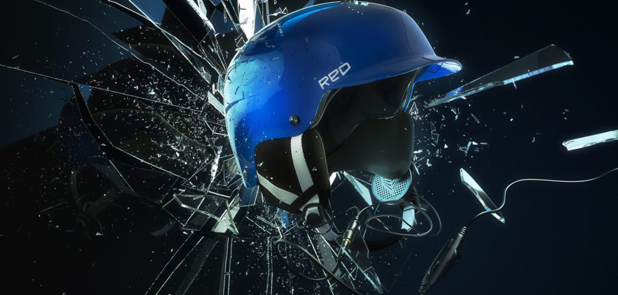 3d Helmets | Red