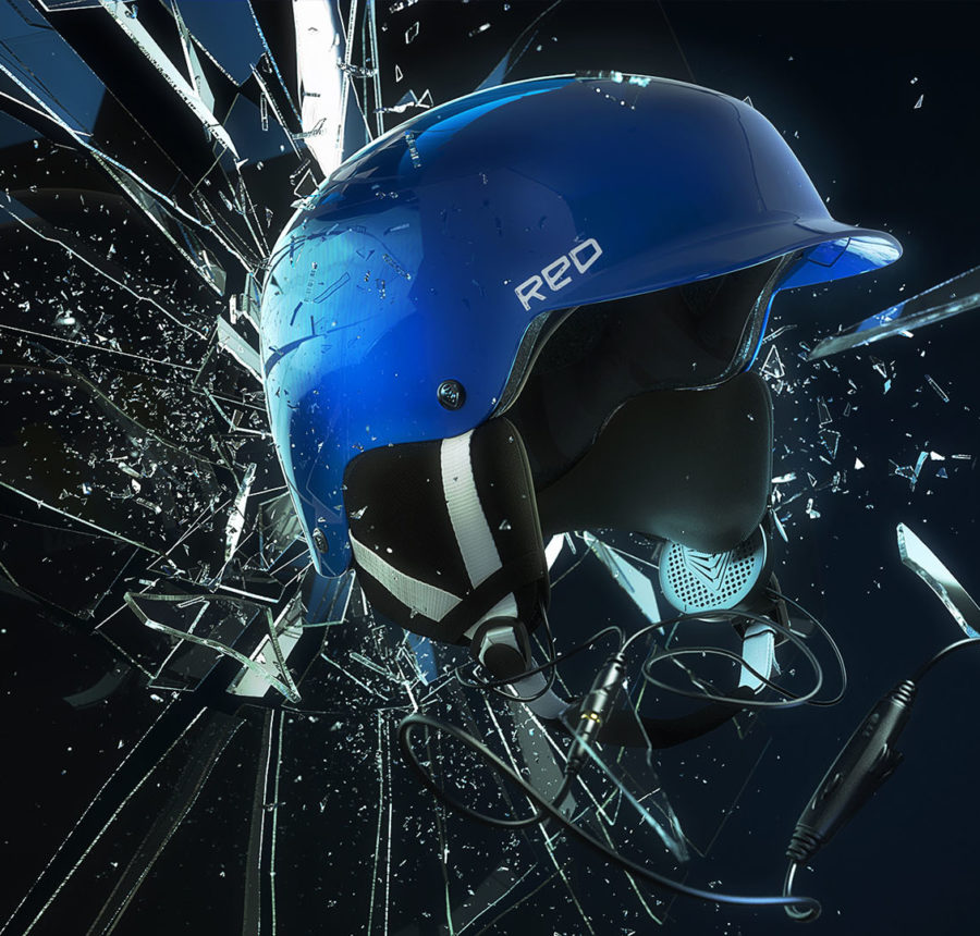 3d Helmets | Red